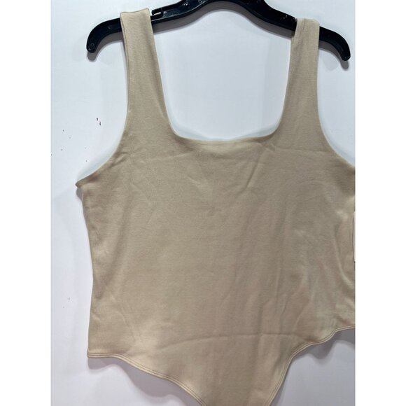 A New Day - Women's Slim Fit Bodysuit - Beige - Extra Large - Picture 16 of 16
